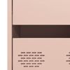 vidaXL Buffet haut rose 68x39x101,5 cm acier