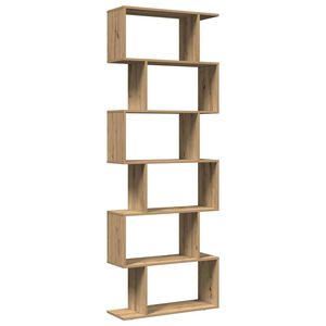 vidaXL &Eacute;tag&egrave;re s&eacute;paratrice de pi&egrave;ce &agrave; 6 niveaux ch&ecirc;ne artisanal