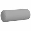 vidaXL Coussins d'accent 2 pcs Gris nuage &Oslash; 25 x 70 cm tissu