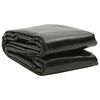 vidaXL Couverture de piscine rectangulaire 1000x600 cm PE Noir
