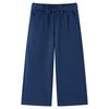 Pantalon &agrave; jambes larges pour enfants bleu marine 92