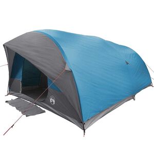 vidaXL Tente Tunnel avec toit Bleu 500 x 348 x 200 cm taffetas