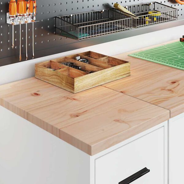vidaXL Armoires de garage 2 pcs blanc bois d'ing&eacute;nierie