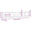 vidaXL Meuble TV sonoma gris 210x35x41 cm bois d'ing&eacute;nierie