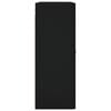 vidaXL Armoire murale noir 69,5x34x90 cm