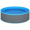 vidaXL Piscine &agrave; &eacute;claboussures 350x90 cm Gris