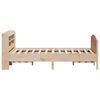 vidaXL Cadre de lit sans matelas 135x190 cm bois de pin massif
