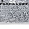 vidaXL Tapis BCF Gris avec motif de blocs 100x400 cm