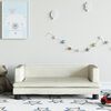 vidaXL Canap&eacute; pour enfants cr&egrave;me 80x45x30 cm velours