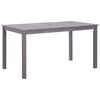 vidaXL Table de jardin D&eacute;lavage gris 140x80x74 cm Bois d'acacia massif