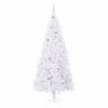 vidaXL Sapin de No&euml;l artificiel avec 300 LED Blanc 210 cm PVC et Acier