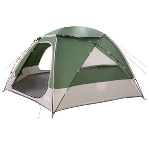 vidaXL Tente en d&ocirc;me avec housse imperm&eacute;able amovible 8 personne Vert