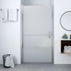 vidaXL Porte de douche verre tremp&eacute; d&eacute;poli 91x195 cm