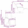 vidaXL Fauteuil de massage pivotant Noir 71 x 90 x 105 cm Simili cuir