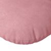 vidaXL Coussins de si&egrave;ge 2 pcs Rose &Oslash; 40 x 13 cm Velours
