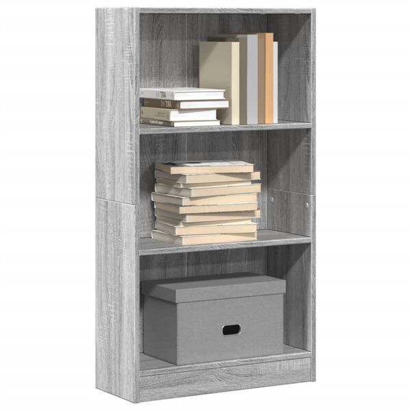 vidaXL Biblioth&egrave;que sonoma gris 60x24x109 cm bois d'ing&eacute;nierie