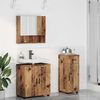vidaXL Ensemble de mobilier de salle de bain 3 pcs Bois Ancien