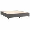vidaXL Cadre de lit gris 180x200 cm similicuir