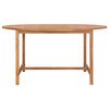 vidaXL Table de jardin 150x76 cm Bois de teck solide