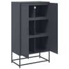 vidaXL Buffet haut anthracite 68,5x38,5x123,5 cm acier