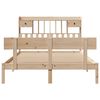 vidaXL Lit biblioth&egrave;que sans matelas 140x200 cm bois massif de pin