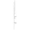 vidaXL T&ecirc;te de lit blanc 200 cm bois massif de pin