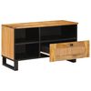 vidaXL Meuble TV Marron 80 x 33 x 46 cm Bois de mangue massif