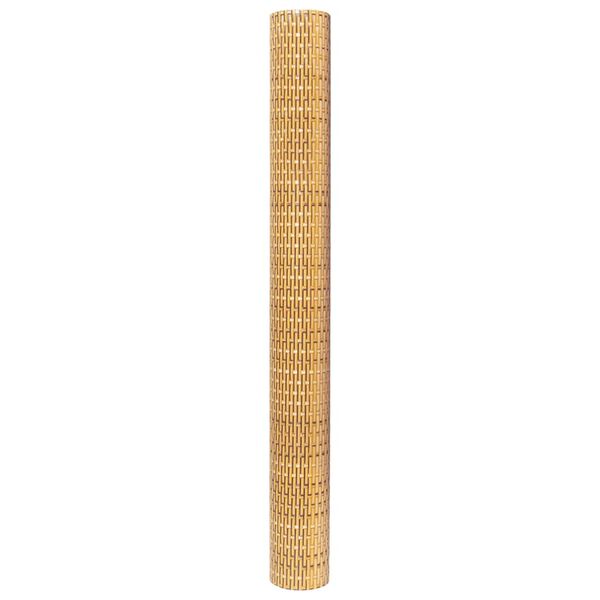 vidaXL Paravent de balcon marron clair 1000x100 cm r&eacute;sine tress&eacute;e