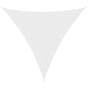 vidaXL Voile de parasol tissu oxford triangulaire 3x3x3 m blanc