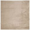 vidaXL Tapis HUARTE &agrave; poils courts doux et lavable sable 120x120 cm