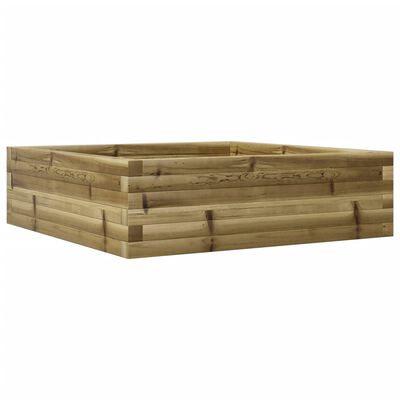 vidaXL Jardinière 80x80x23 cm bois de pin imprégné