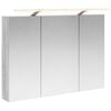 vidaXL Armoire Miroir de Salle de Bain Gris Sonoma 100 x 14,5 x 70 cm