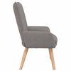 vidaXL fauteuil Taupe 63 x 67 x 94 cm Tissu Sherpa