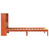 vidaXL Lit biblioth&egrave;que sans matelas cire marron 100x200 cm pin massif