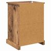 vidaXL Cabinet de chevet avec tiroir 2 pcs Bois ancien 36 x 43 x 60 cm