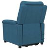 vidaXL Fauteuil de massage Bleu Velours
