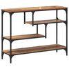 vidaXL Table console Bois ancien 100 x 30 x 75 cm Bois d'ing&eacute;nierie