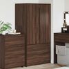vidaXL Cabinet de salle de bain Ch&ecirc;ne brun 79,5 x 49 x 156 cm