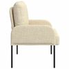 vidaXL Canap&eacute;s avec coussin 55cm Cr&egrave;me Contreplaqu&eacute;