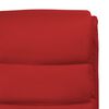 vidaXL Fauteuil de massage Rouge bordeaux Similicuir