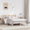 vidaXL Cadre de lit sans matelas 120x190 cm bois de pin massif