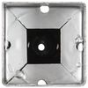 vidaXL Piquets au sol 6 pcs Argent&eacute; 7x7x56 cm Acier galvanis&eacute;