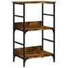 vidaXL Biblioth&egrave;que ch&ecirc;ne fum&eacute; 50x33x82 cm bois d'ing&eacute;nierie