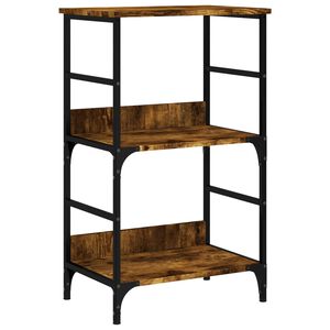 vidaXL Biblioth&egrave;que ch&ecirc;ne fum&eacute; 50x33x82 cm bois d'ing&eacute;nierie