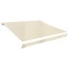 vidaXL Tissu de remplacement pour auvent couleur cr&egrave;me 3x2,5 m polyester
