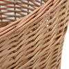 vidaXL Panier &agrave; bois de chauffage poign&eacute;es de transport 56x40x28 cm