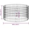 vidaXL Composteur de jardin &Oslash;100x50 cm Acier galvanis&eacute;