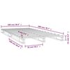 vidaXL Lit de palette 100x200 cm bois de pin massif