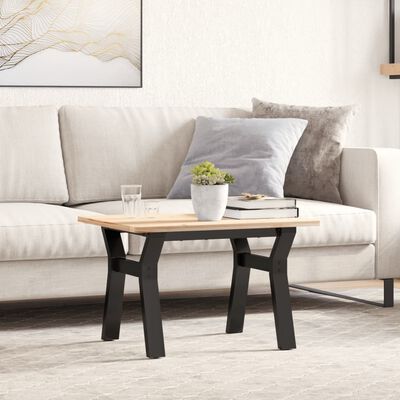 vidaXL Pieds de table basse cadre en Y 50x40x38 cm fonte