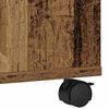vidaXL Support d'imprimante avec stockage Bois ancien 60 x 50 x 67 cm